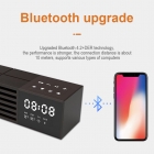 Speakers - 2020 latest Multifunction Clock Bluetooth Speaker with Wireless Charger 4000mAh Power Bank LWS-0818